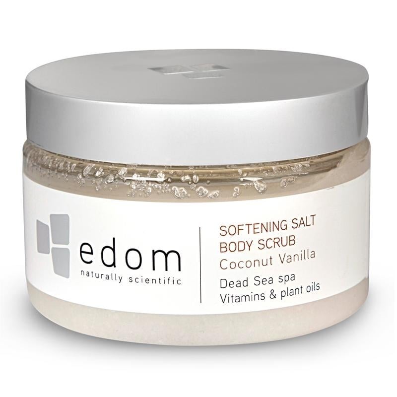 Edom Softening Dead Sea Salt Body Scrub - Coconut Vanilla